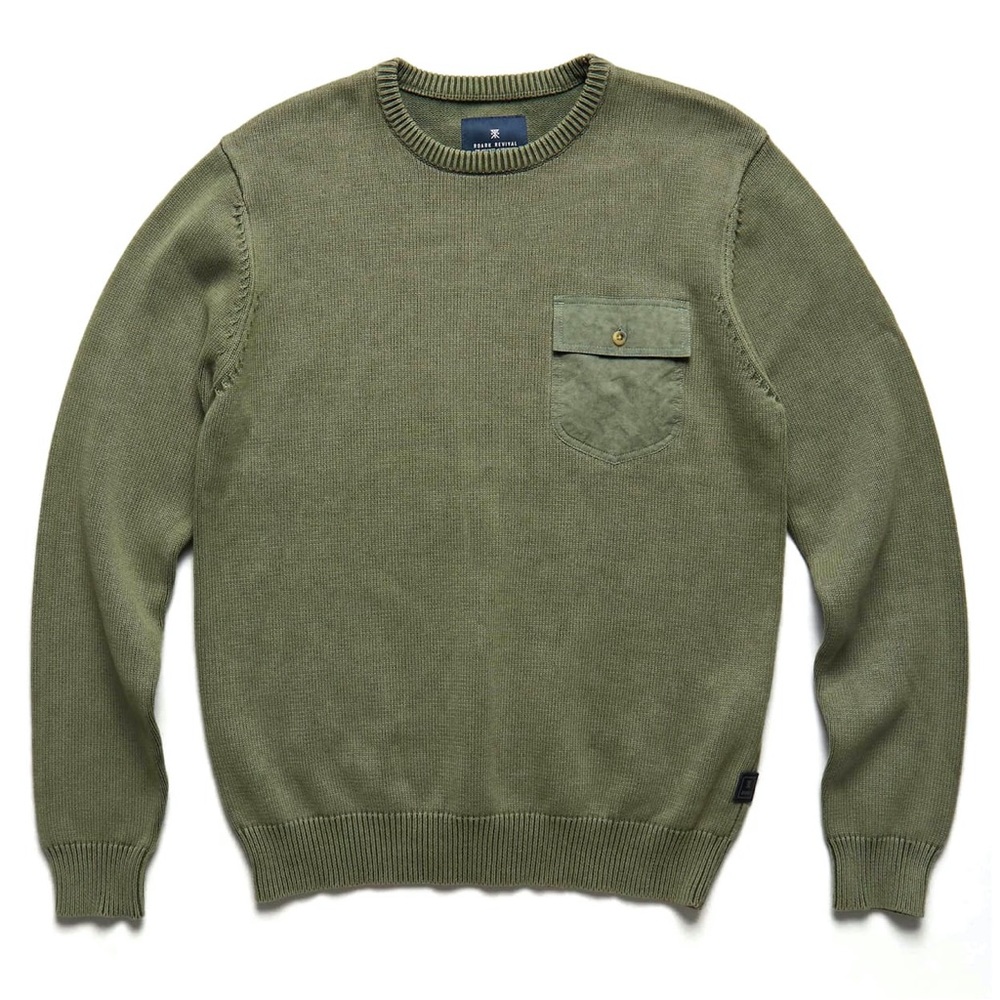 Roark Revival Komandir Sweater Army Green Size Small